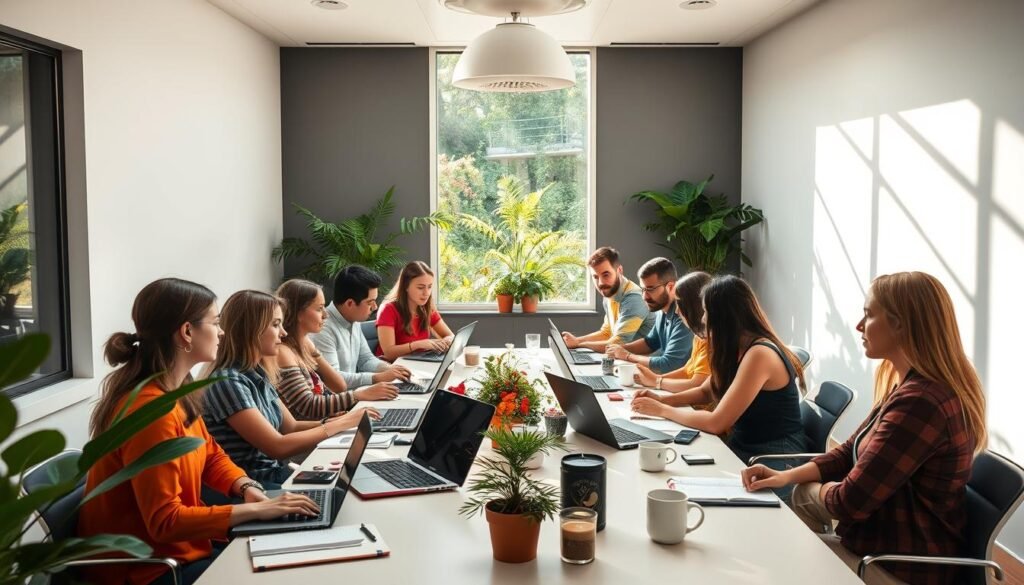 networking at digital nomad conferences