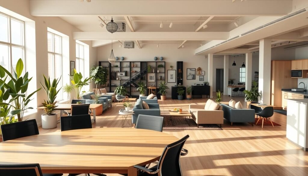co-living workspaces