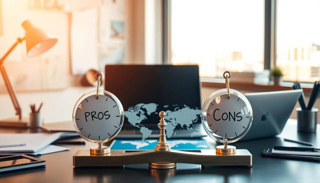 remote work permit pros and cons