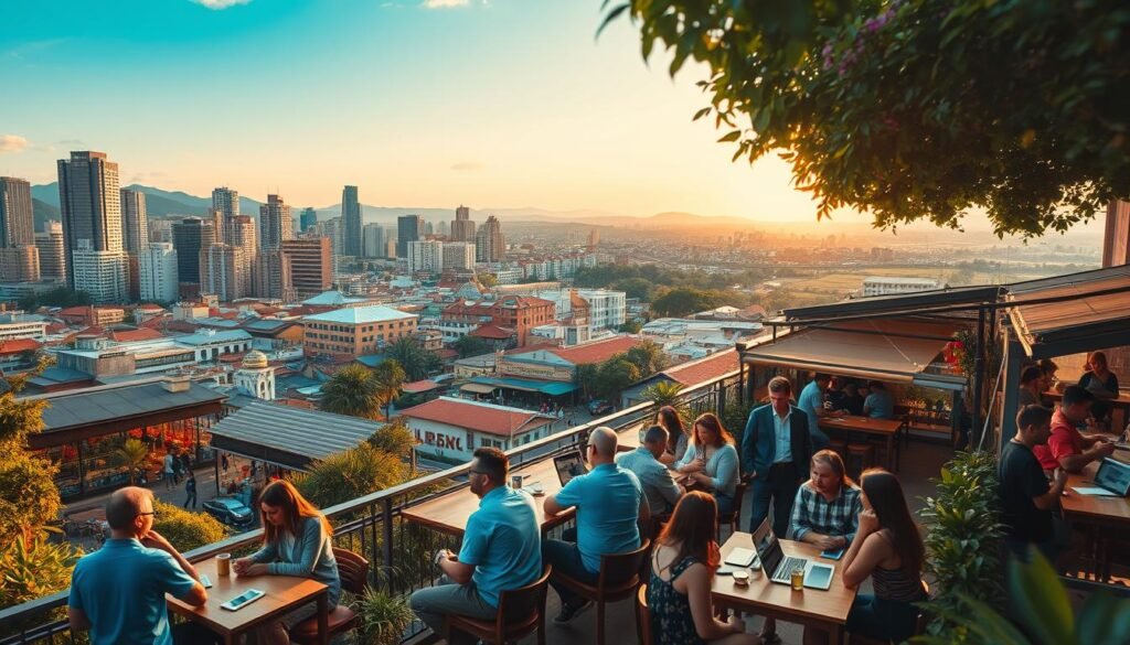 cultural hubs for remote professionals